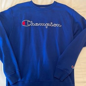 Blue Champion Boy’s Crewneck